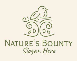 Happy Nature Bird  logo design