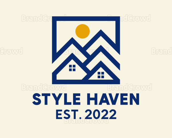 Sunset House Real Estate Logo