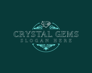  Gemstone Jewelry Business logo design