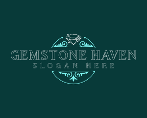  Gemstone Jewelry Business logo design