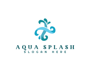 Holy Water Splash logo design