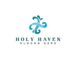 Holy Water Splash logo design