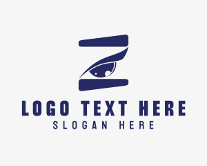 Letter Z - Optical Vision Letter Z logo design