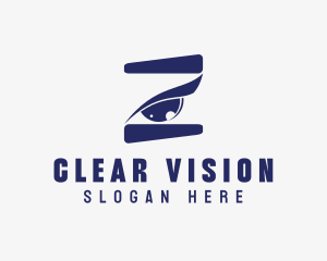 Ophthalmologist - Optical Vision Letter Z logo design