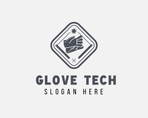 Steel Welding Gloves logo design