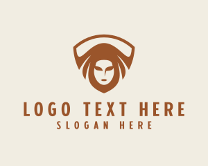 Medieval - Medieval Ancient Woman logo design