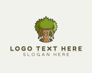 Tree Service - Eco Garden Planting logo design