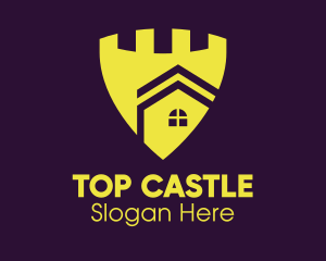 Castle Realty Shield logo design