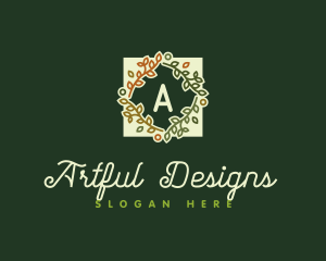 Vine Pattern Frame  logo design