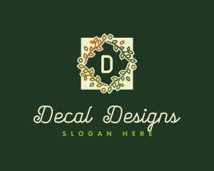 Vine Pattern Frame  logo design