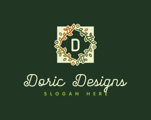 Vine Pattern Frame  logo design