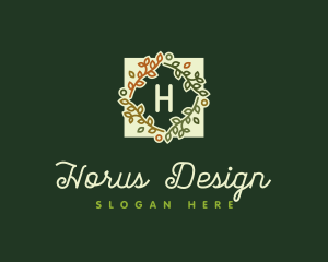 Vine Pattern Frame  logo design