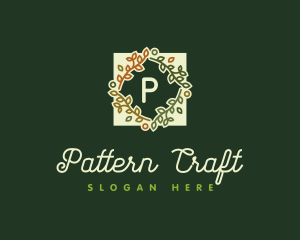 Vine Pattern Frame  logo design