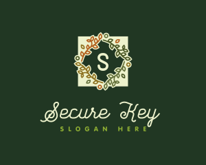 Tile - Vine Pattern Frame logo design