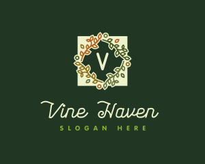 Vine Pattern Frame  logo design