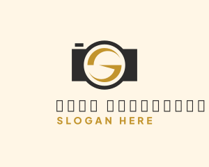 Alphabet - Camera Lens Letter G logo design