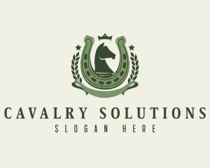 Cavalry - Regal Horse Ranch logo design