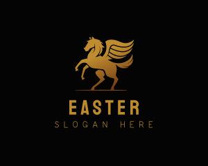 Royale - Golden Pegasus Company logo design