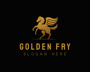 Golden Pegasus Company logo design