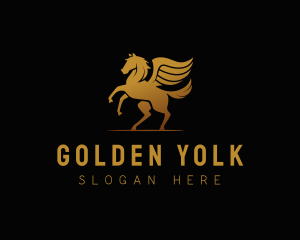 Golden Pegasus Company logo design