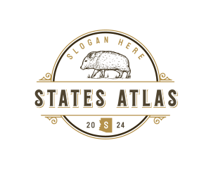 Javelina Boar Arizona logo design