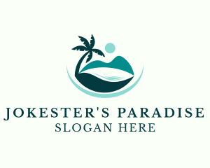 Island Beach Paradise logo design