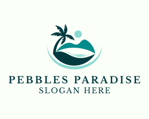 Island Beach Paradise logo design