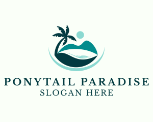 Island Beach Paradise logo design