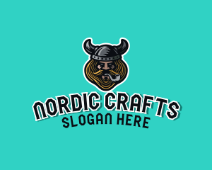 Angry Viking  Warrior  logo design