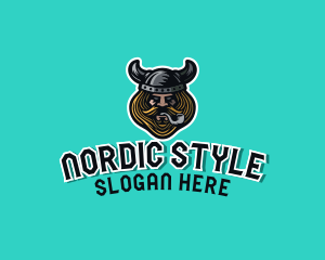 Angry Viking  Warrior  logo design