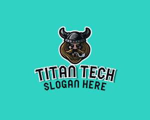 Titan - Angry Viking  Warrior logo design