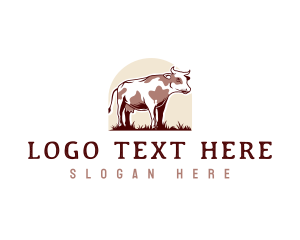 Bovine - Cow Cattle Farm logo design