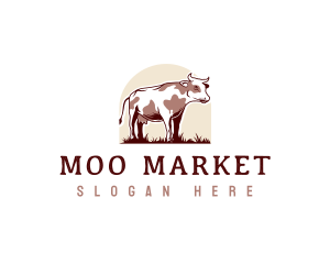 Cow Cattle Farm logo design