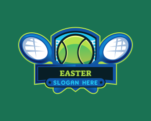 Tennis Racket Sports Logo