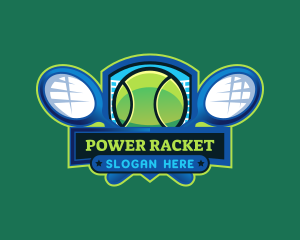 Racket - Tennis Racket Sports logo design