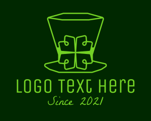 Irish - Minimalist Leprechaun Hat logo design