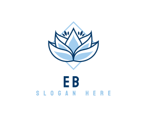 Lotus Wellness Floral Logo