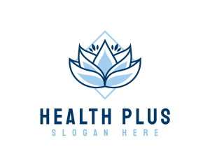 Lotus Wellness Floral logo design