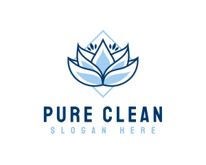 Cleanser - Lotus Wellness Floral logo design