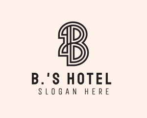 Letter B Boutique logo design