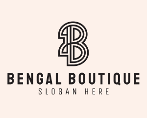 Letter B Boutique logo design