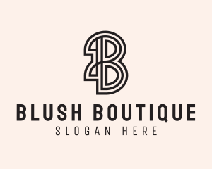 Letter B Boutique logo design