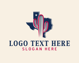 Cactus - Texas Cactus Plant logo design