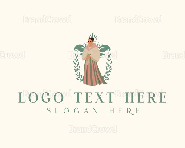 Traditional Lady Dress Logo