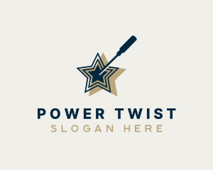 Screwdriver - Screwdriver Tool Repair logo design