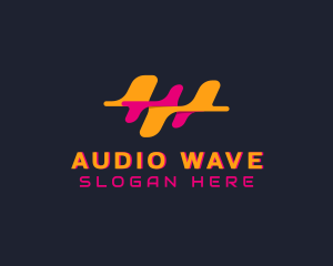 Sound - Sound Waves Technology logo design