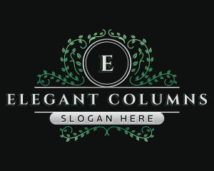 Elegant Vine Boutique logo design