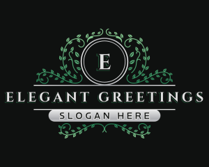 Elegant Vine Boutique logo design