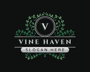 Elegant Vine Boutique logo design