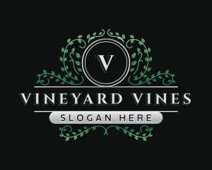 Elegant Vine Boutique logo design